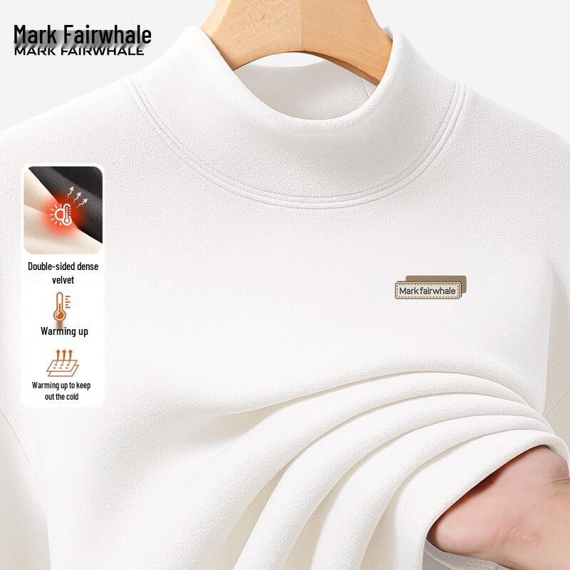 Mark Fairwhale Men's German Velvet Warm Long-Sleeve Base Layer T-Shirt