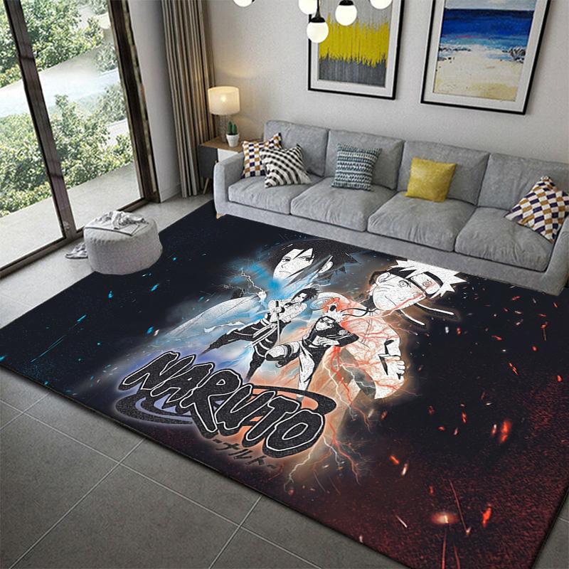 Naruto Sword Carpet Rug for Living Room Bedroom Home Sofa Decoration,Kids play Non-slip Floor Mat