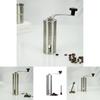 Highquality Stainless Steel Manual Coffee Grinder With Removable Hand Crank For Home Brewing Enthusiasts