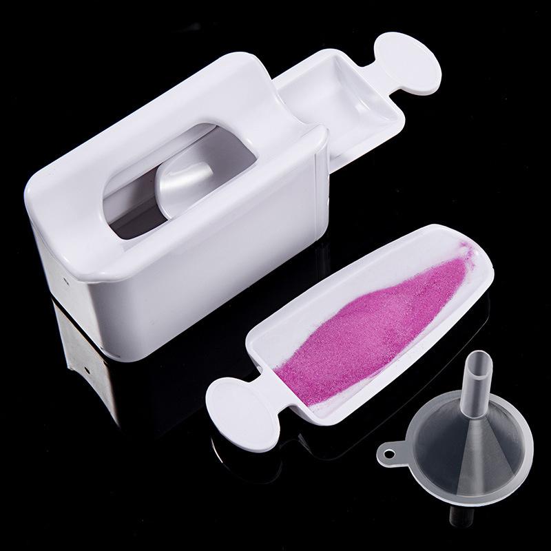 

Глиттер для ногтей Пудра Рециркуляция Коробка Погружная Система Пылесборник Блестящий Гетет Рейнест