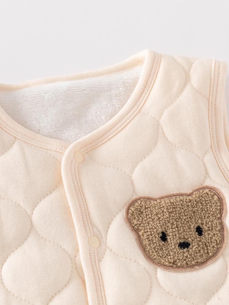 Cozy Cotton Toddler Vest: Warm Padded Outerwear for Autumn & Winter