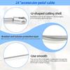CNSPEED 24 36 inch Throttle Gas Cable Kit Stainless Steel Braided For 97-07 Chevrolet/Chevy LS1 Engine 4.8L 5.3L 5.7L 6.0L