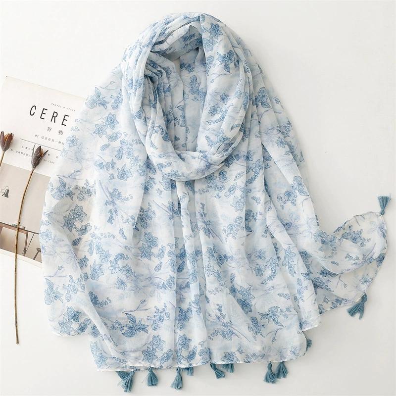 Bohemian Ethnic Style Sunscreen Scarf Beach Shawls Arabian Scarf Middle East Dubai Turkey Palestinian Hijab Scarves