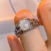 Moonstone Vintage Adjustable Luxury Index Finger Ring
