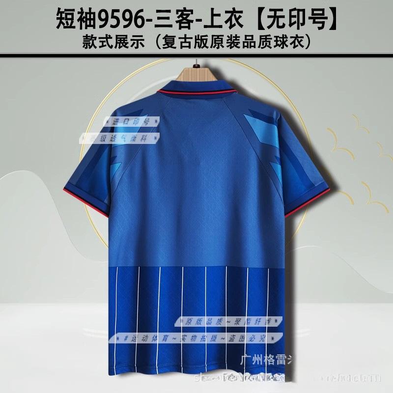 9596AC Milan jersey home two away Maldini Baggio Baressivea short-sleeved retro football jersey