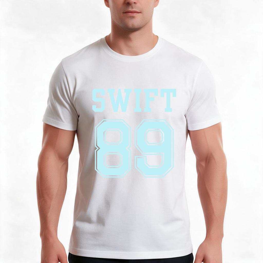 Team Swift Design Tshirt Summer Casual Cotton Tee Oversized Streetwear Tops Vintage Graphic Print Loose Fit Short Sleeve