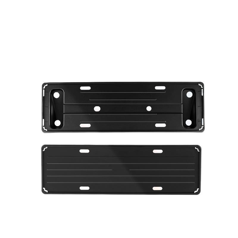 Compatible with Tesla Model Y/3 (2025 Refresh) Floating Full-Wrap License Plate Frame Holder.