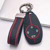 Key Fob Cover for Leapmotor T03 S01 C11 C01 with Keychain Anti-Scratch Shockproof Protective Shell Holder with Honeycomb Texture Shockproof Structure