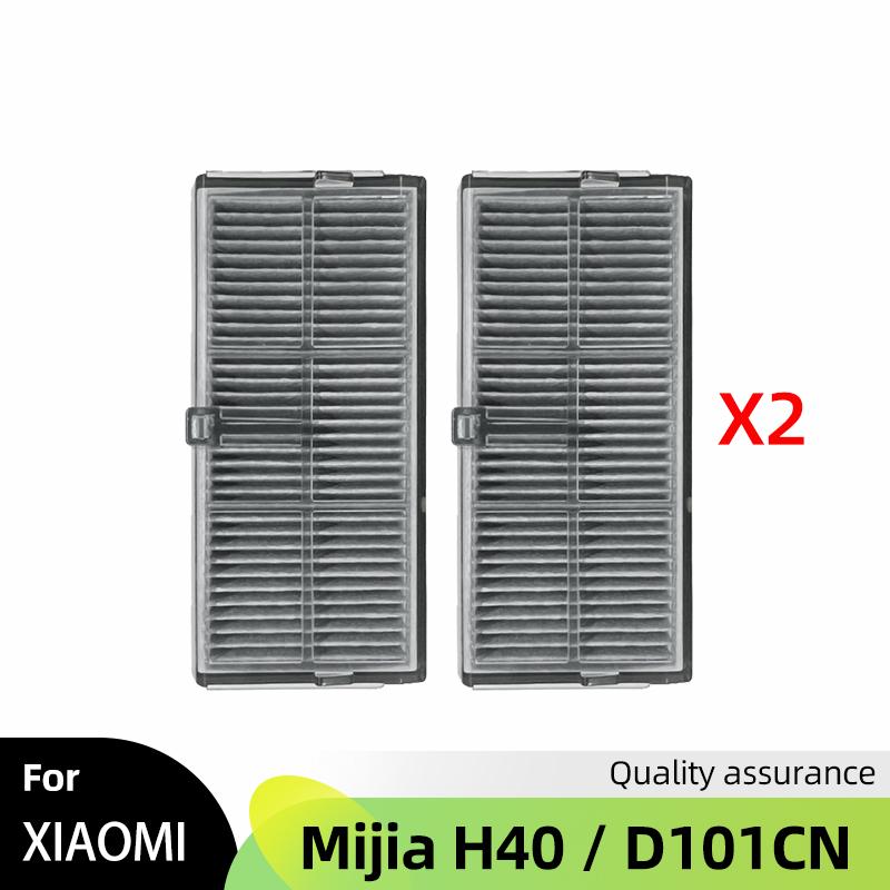 Fit For ( Xiaomi Mijia H40 / D101CN ) Main Side Brush Hepa Filter Wipe Cloths Dust Bag Robot Vacuums Accessories Part