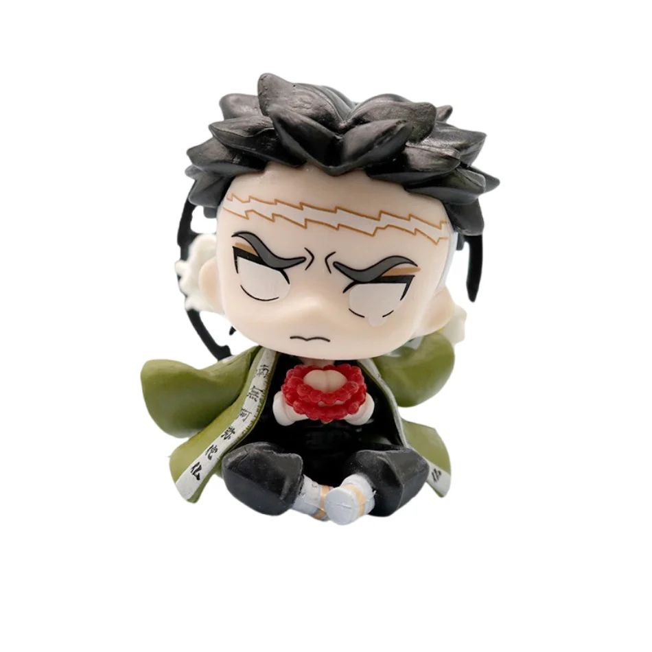 

Demon Slayer Tanjiro Kamado Nezuko Anime Cartoon Figure Blind Box Creative Personalized Statue Model Ornaments Toy Surprise Gift