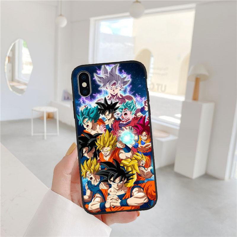 LO32 Dragon Ball Soft Shell Phone Case for Samsung Galaxy Note 10 20 S23 S24 S25 Ultra FE Plus Edge Lite A02S A35 A07 A17
