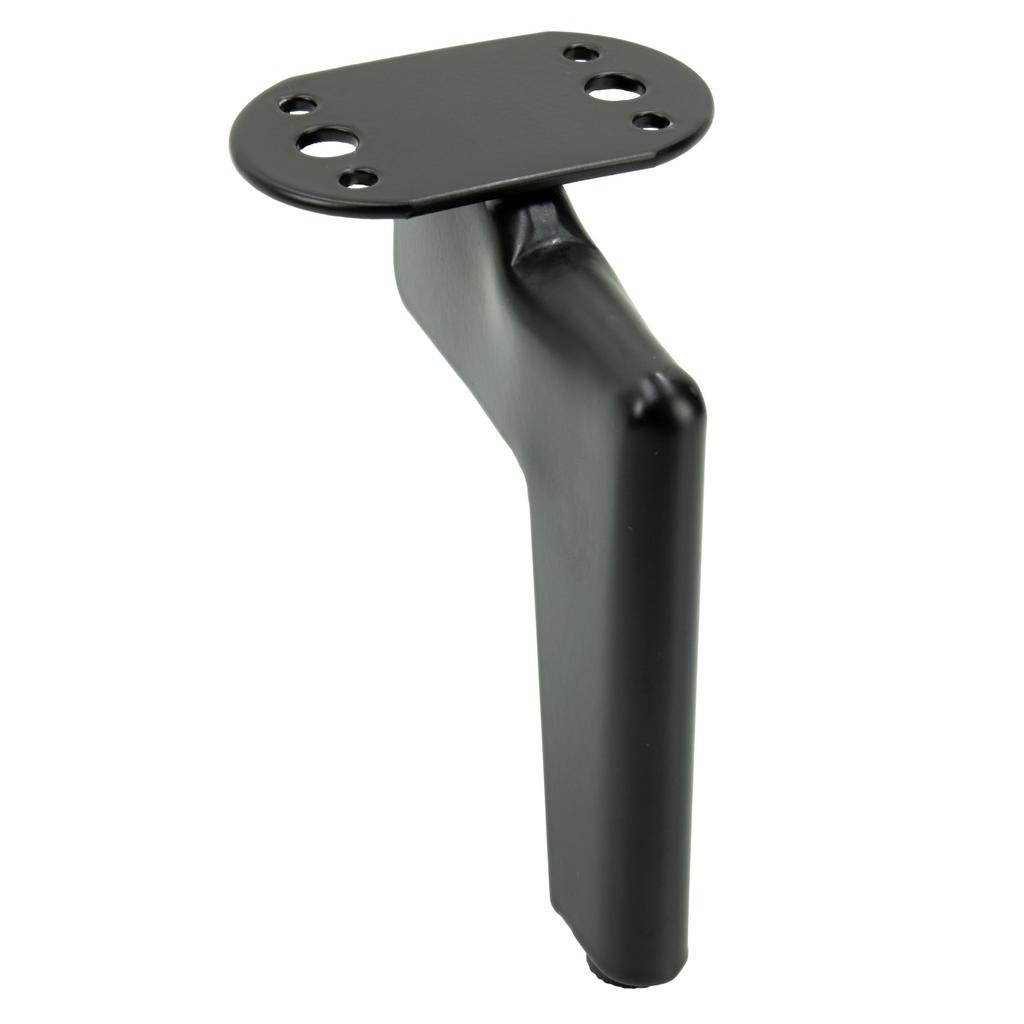 Loft furniture leg, black matte, height 12 cm