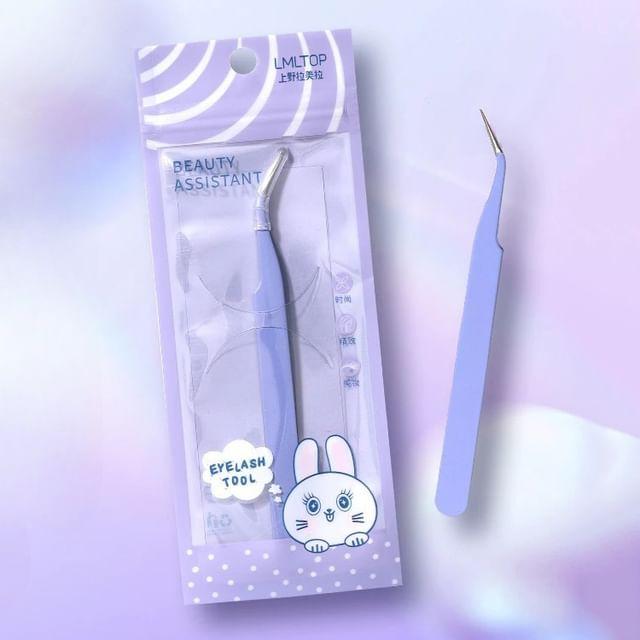 

YOUSHA - Stainless Steel False Eyelashes Tweezers Purple