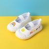 Children's canvas shoes spring and summer new non-slip soft-soled kindergarten little white shoes for men and women the same light and shallow 