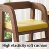 Solid Wood Children Dining Chair Modern Baby Eating Armchair Home Interior High Stool Comfortable Dining Chair Nordic  Furniture