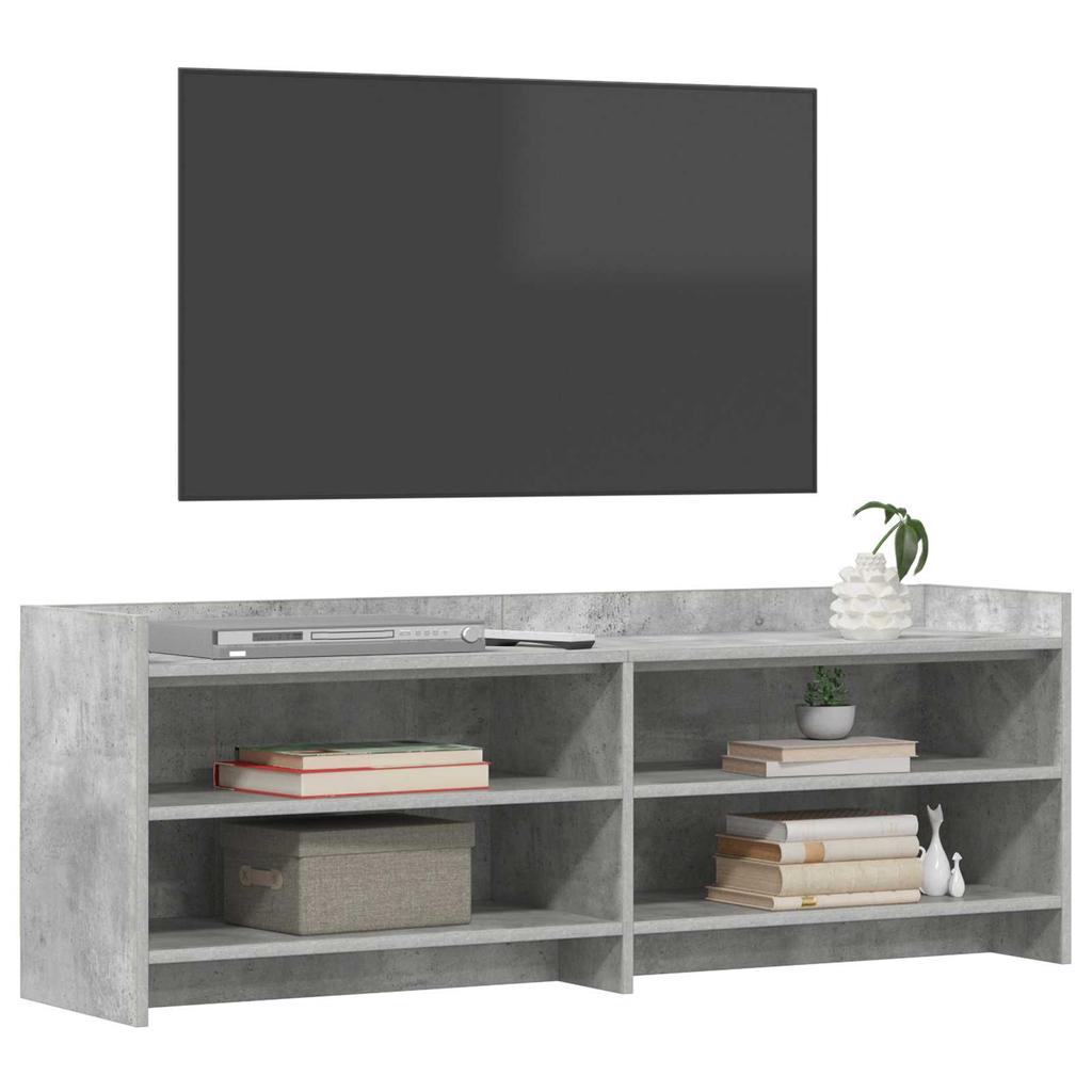 TV Cabinet 135 x 33 x 47 cm Concrete Grey Particleboard