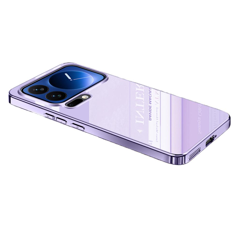 For Xiaomi 17 Pro Case Electroplating PC Phone Back Cover with Camera Lens Protector