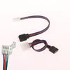 1/5Pcs 4 Conductor Connector For Rgbw Led Strips 16.5Cm Rgb 4 Pin Led Strip Light Connectors Strip To Power Adapter