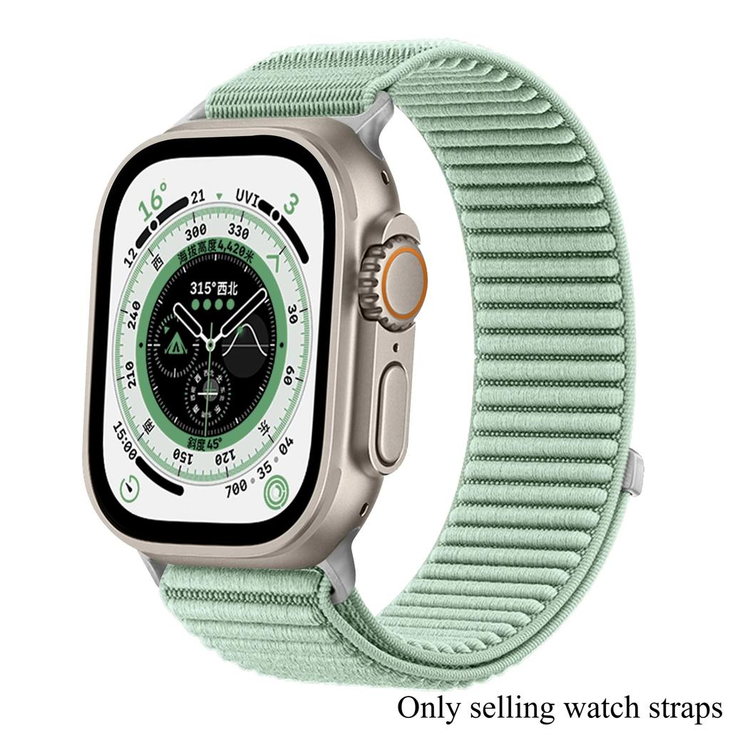 Nylon Sport Strap For Apple Watch Band Ultra3 49mm 46mm 45mm 44mm 41mm 42mm Bracelet iWatch 38 40mm 11 10 9 8 7 6 5 4 SE Braided