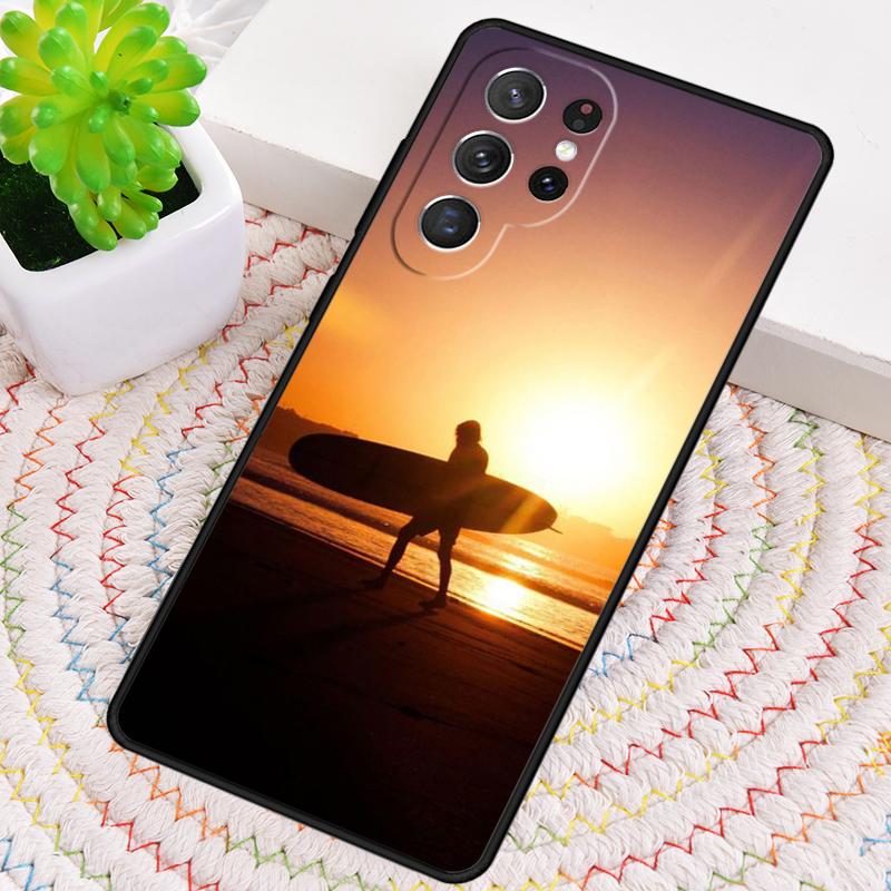 Extreme Sports Surfing Phone Case for Samsung Galaxy note 10 pro S26 Ultra S23 S24 FE S25 S21 S22 PLUS shockproof Cove