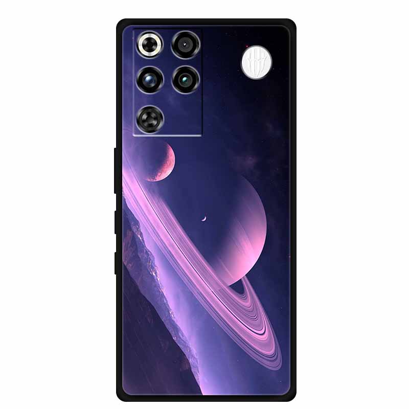Phone Case For ZTE Nubia RedMagic 11 Pro 5G Back Cover Case Black Silicone TPU Soft Coque For Nubia RedMagic 11Pro Funda Capas