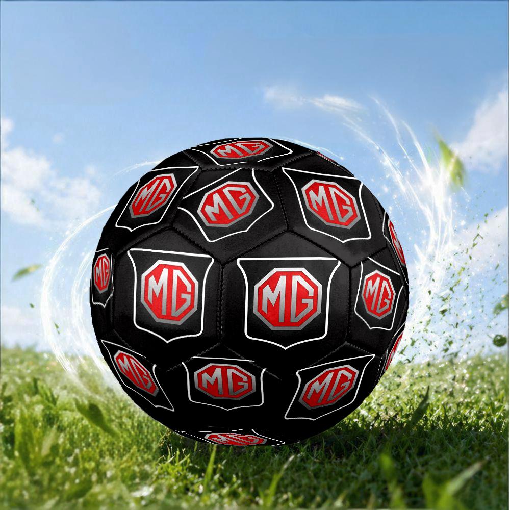 Mg Logo Design Inspiration Size 5 Soccer Ball,Indoor/Outdoor Suitable for Training Matches Tournaments Practice Games Perfect Gift for Fan