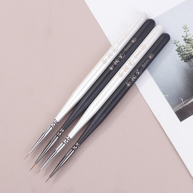 1PCS Ultra-fine #0 #1 Modeling Brush Outline Pen For Model Hobby Coloring Script Liner Brushes