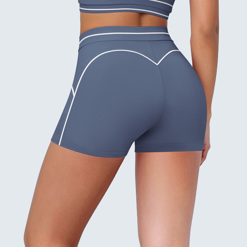 New contrasting color tight high elastic breathable yoga suit six-piece sports running fitness yoga suit women
