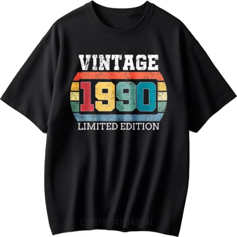 Street Wear For Men Summer Tshirt Funny Tshirt Vintage 1990 Limited Edition Comfort Man Tops Mens Tshirt Essential Tee