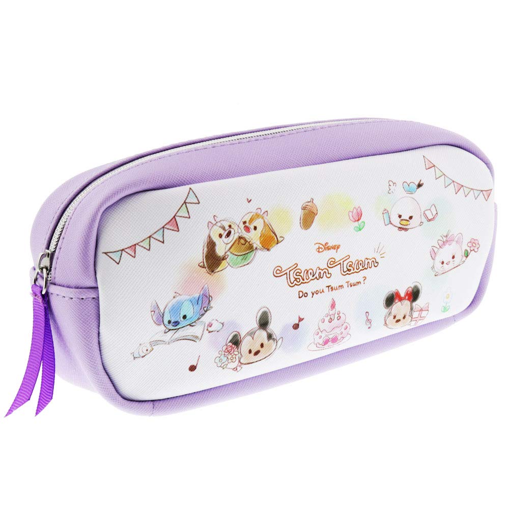 Sunstar Stationery Disney Pencil Case Mickey Minnie S1416332 Chara-Palé &