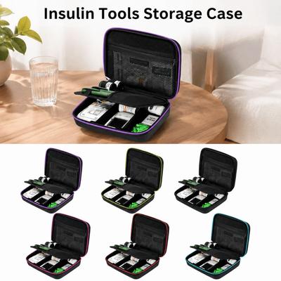 Shockproof Insulin Vial Carrying Box Waterproof Insulin Tools Organizer  for Home