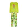 Parent-child Christmas Print Home Suit Long-sleeved Top And Pants