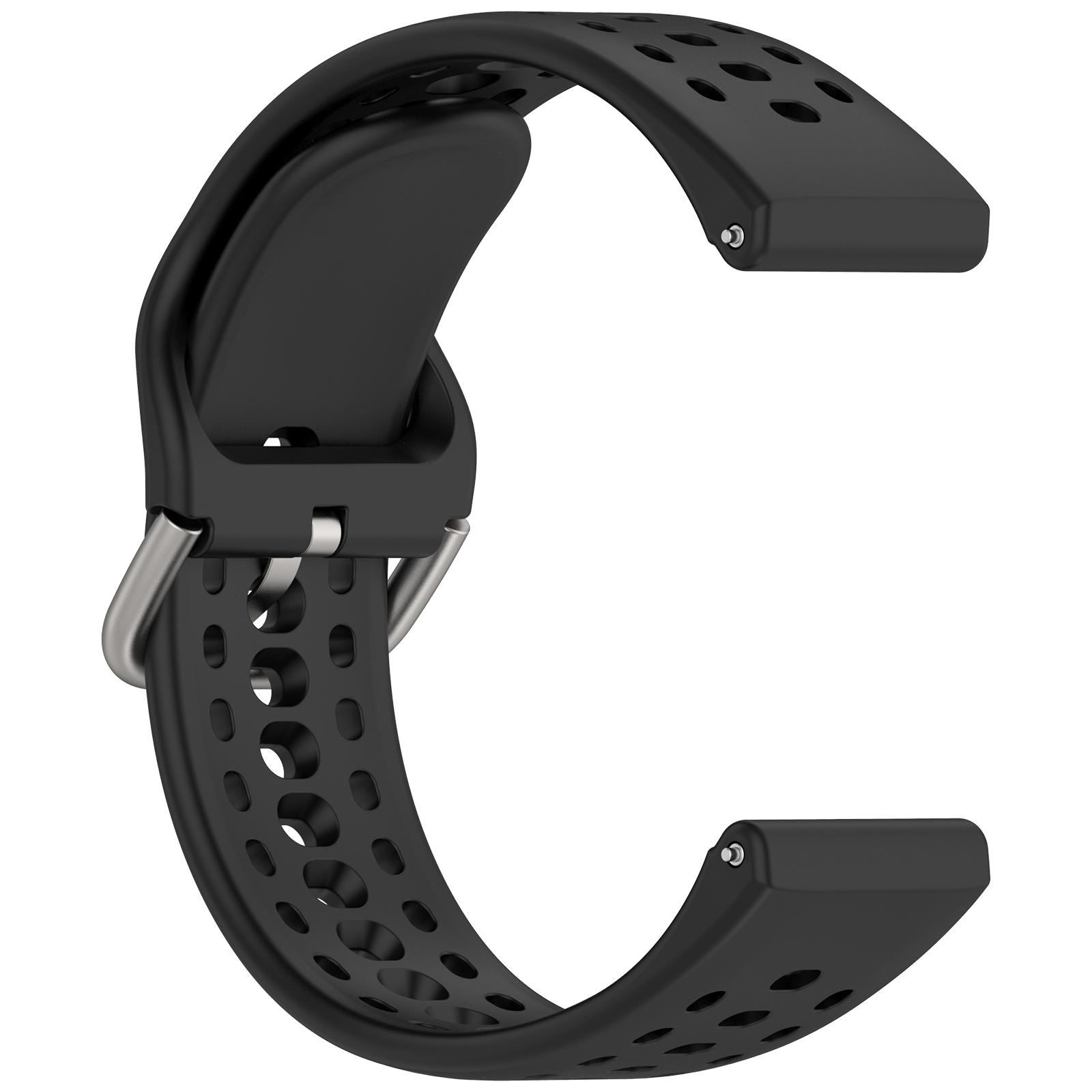 

Breathable watch strap For Amazfit Bip6 strap Hole-shaped watch strap For Amazfit Bip 6 Sports watch strap accessories Amazfit Bip6 чорний