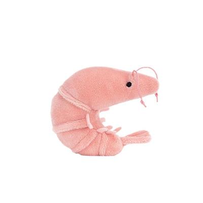 Jellycat Ocean Series Amazing Seafood Shrimp Creative Doll Plush Figure 6cm Height