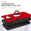 For Google Pixel 9a Case PC + TPU Phone Cover with Rotatable Ring Holder