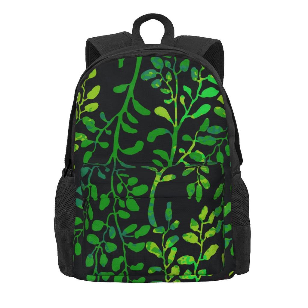 Tropical Palm Leaf Backpack Jungle Print Outdoor Backpacks Youth Fun School Bags High Quality Big Rucksack
