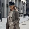 Soft Brim Polka Dot Baseball Cap Polyester Sun Hat Japanese Peaked Hat  Women