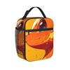 Charmander Close Manga Lunch Bag For Unisex  Print Travel Lunch Box Casual Portable Insulated Oxford Cooler Bag