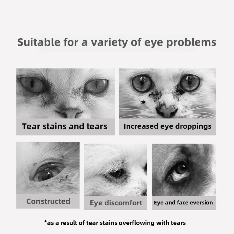 Pet Eye Care Wipes To Improve Tears for Dogs, Cat Cleaning To Remove Eye Droppings and Wipe Eye Beauty Products