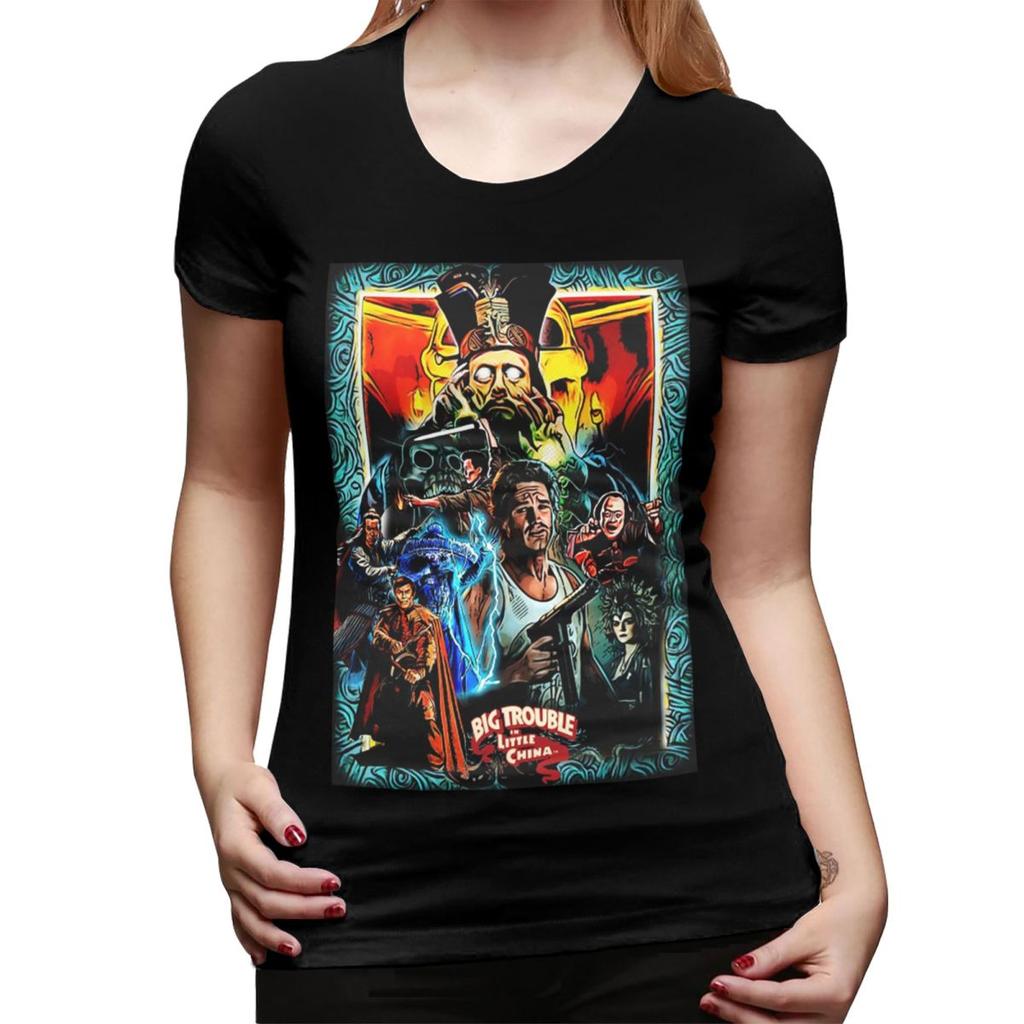 Big Trouble In Little China Big Trouble In Little China TShirt for Women Crew Neck T Shirts Womens Summer Clothes Tops