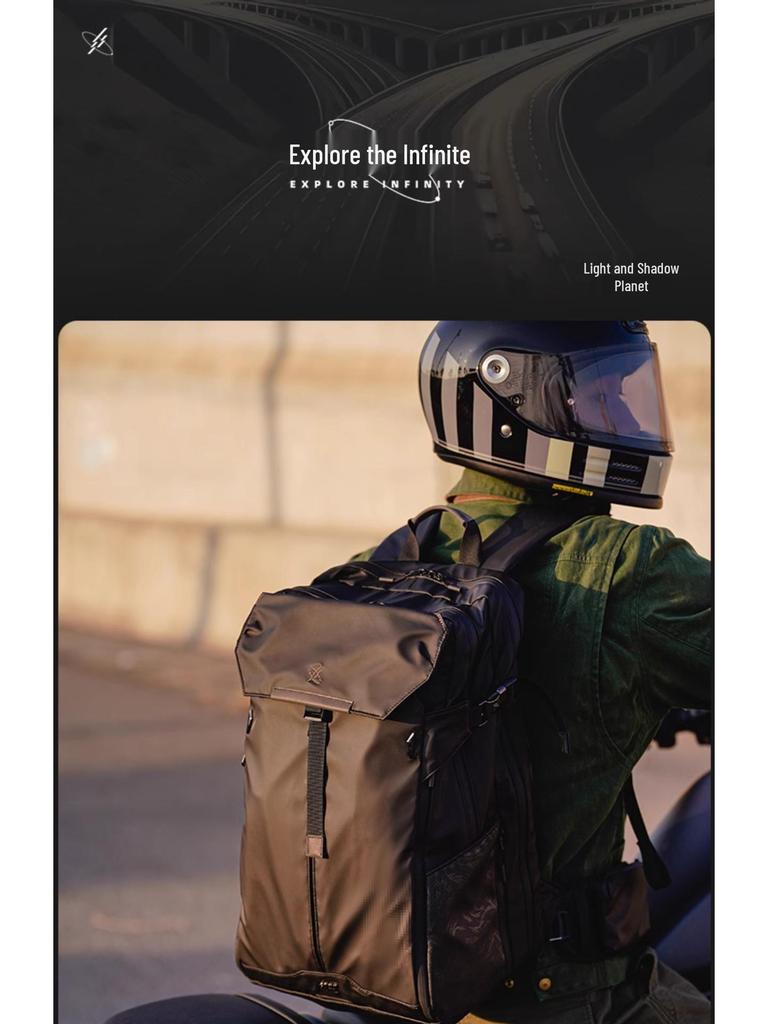 GYXX Zeus Z Pánský cestovní a motorkářský batoh na notebook s velkou kapacitou