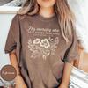 Boho Christian Shirt Faith Based Shirt Christianity Fall Flowers Shirt Jesus Loves You God Is Good Gift Comfort Colors Floral Christian Tee