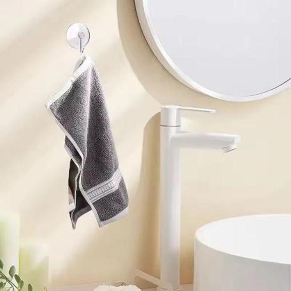 15Pcs Transparent Towel Storage Rack Traceless Wall Hook Multifunctional Suction Cup Hooks  Kitchen