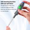 2-in-1 Induktions-Elektrostift mit magnetischem Schraubendreher, Voltmeter, Leistungserkennung, zweifarbige Leuchte, Induktionsprüfstift