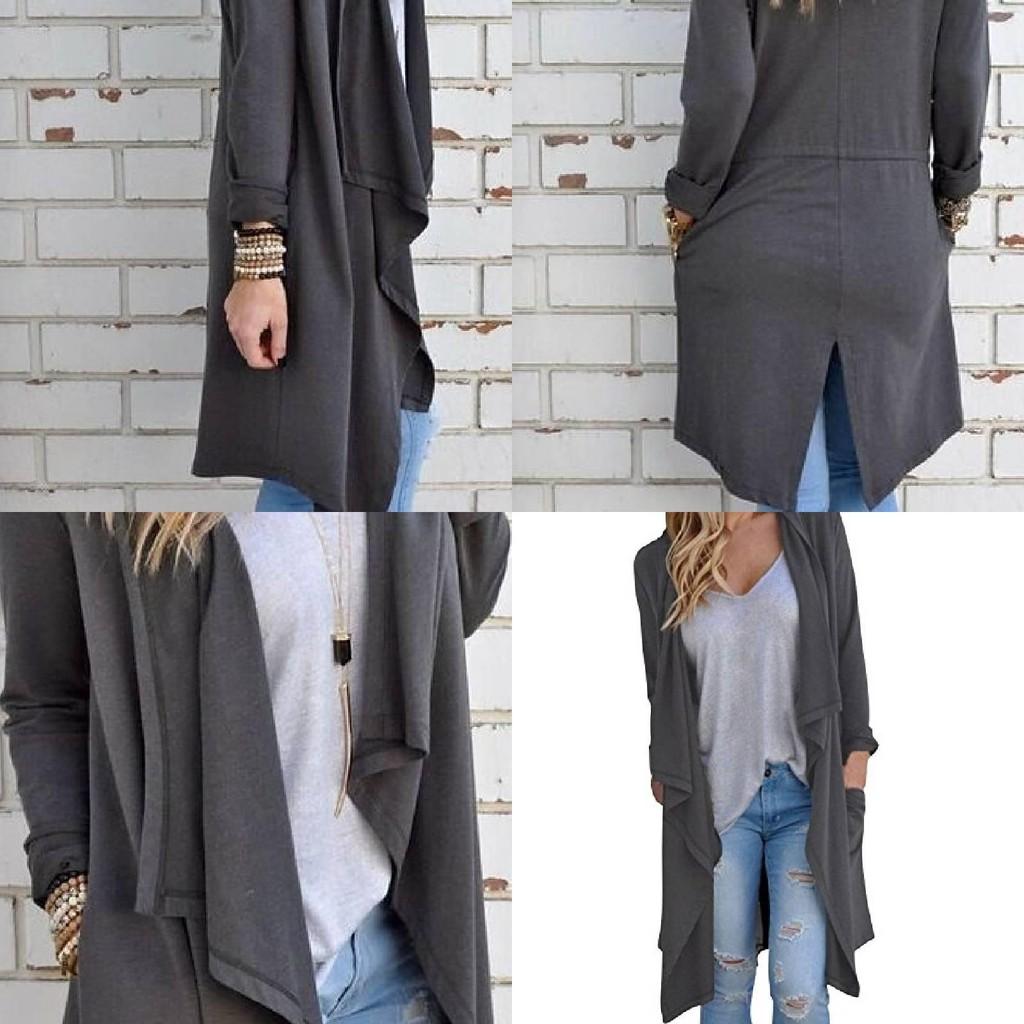 Casual Cotton Knit Cardigan Womens Open Front Loose Fit Long Sleeve Top For Versatile Wardrobe Essentials