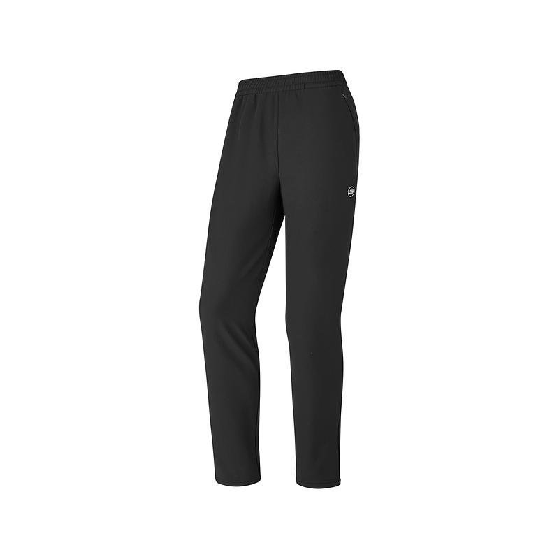 Skechers Sport Lifestyle Series Solid Color Fashion Comfortable Soft Woven Mid-Rise Straight Leg Outdoor Casual Pants Women bottoms P424W150-0018 S