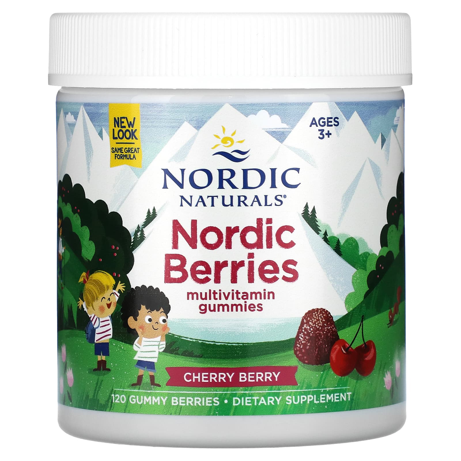 

Nordic Naturals, мультивітамінні цукерки Nordic Berris, від 3 років, вишневі ягоди, 120 цукерок