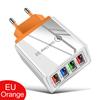 3A USB Charger 4 Port USB Quick Charge 3.0 EU US Plug Mobile Phone Charger Wall Adapter Portable Fast Charging For 16 Pro