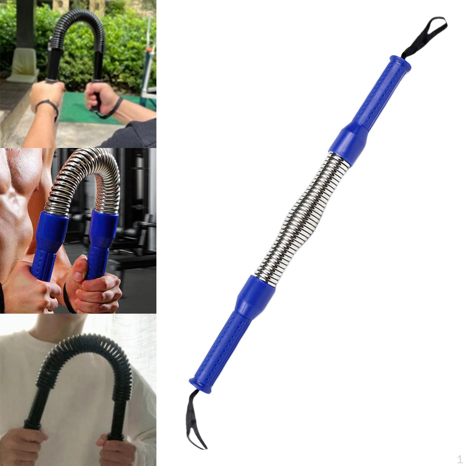 

Бар для женщин и мужчин, эспандер для груди, фитнес-эспандер для рук, домашняя студия, укрепление хвата Blue 30kg 58cm