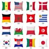 World Cup Fan Print Cushion Pillow